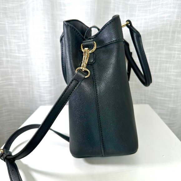 Nine West Lynn Black Classic Satchel - NEW - Picture 6 of 14